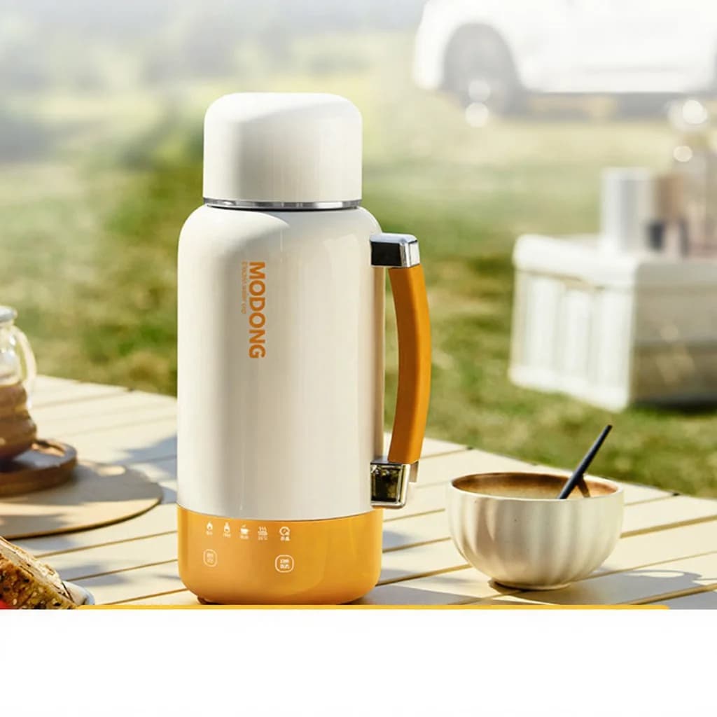 Portable Electric Heating Kettle Cup Car And Plug-In 1L 316 Stainless Steel