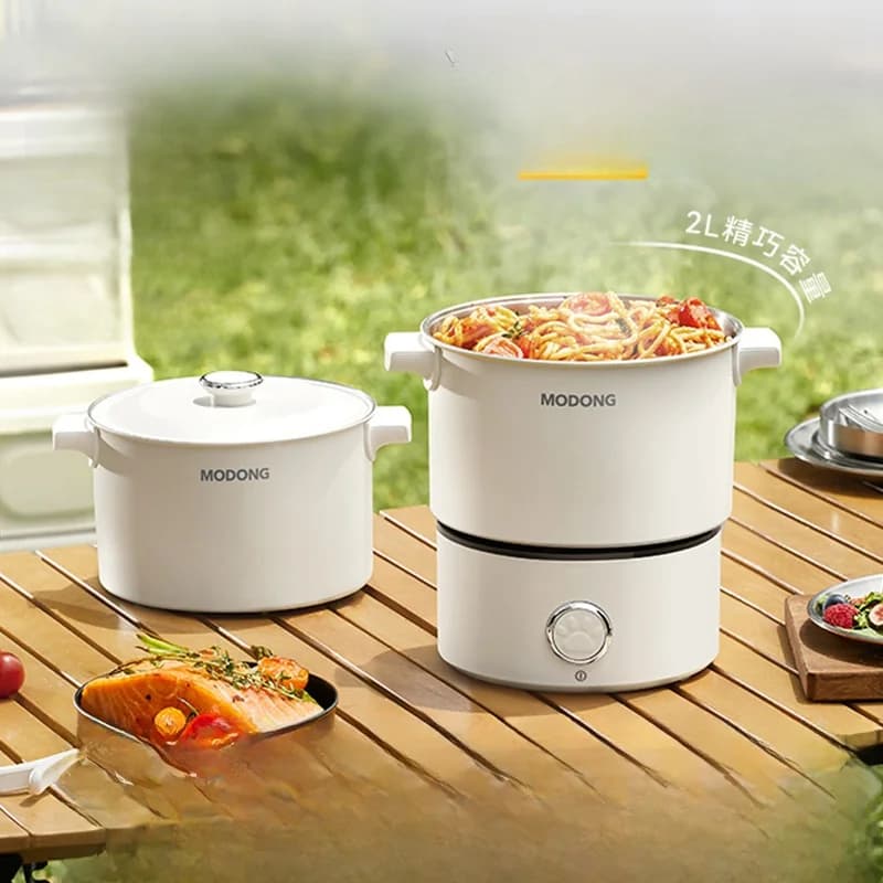 Portable Foldable Electric Cooking Pot 110V-220V 550W/700W