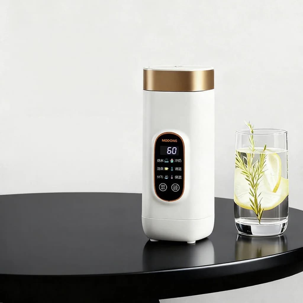 Portable Electric Heating Cup With Temperature Control