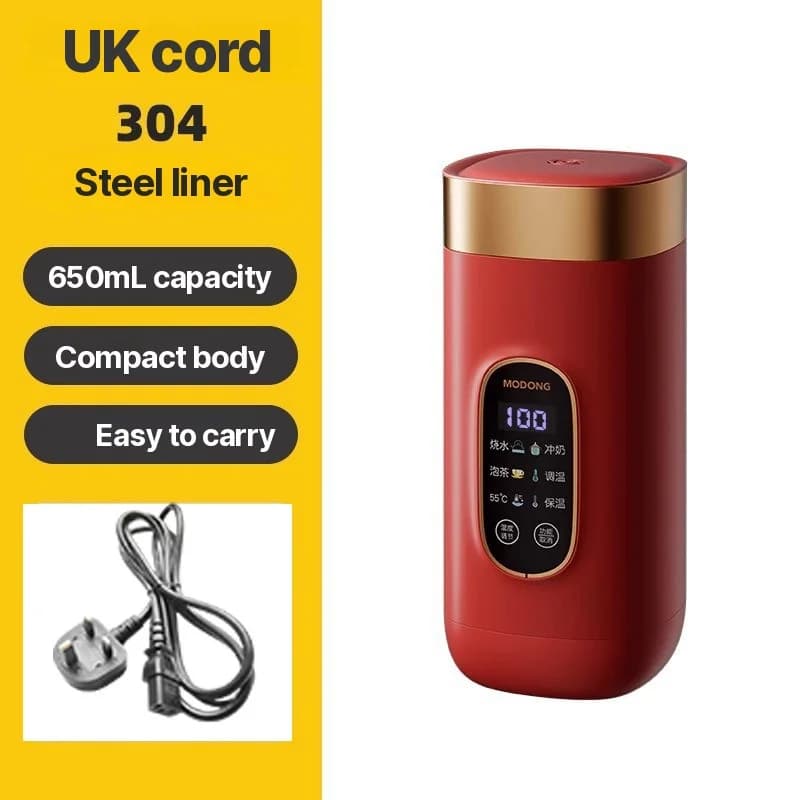 Portable Electric Heating Cup 650ml with 304 or 316 Liner