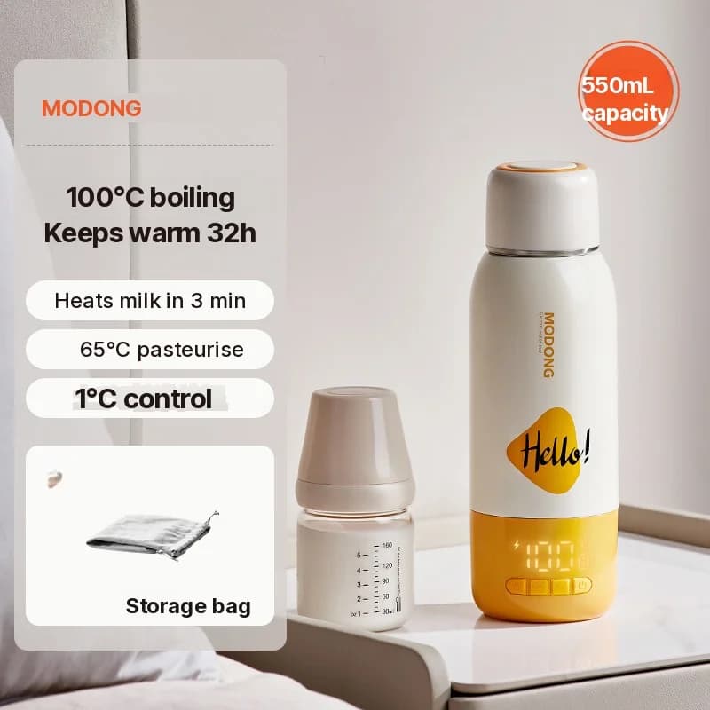Portable Electric Heating Cup With Temperature Control