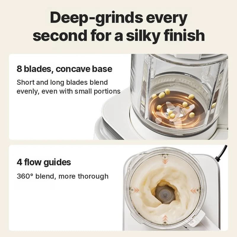 Heated Blender for Soup, Juice, Baby Food, Soy Milk