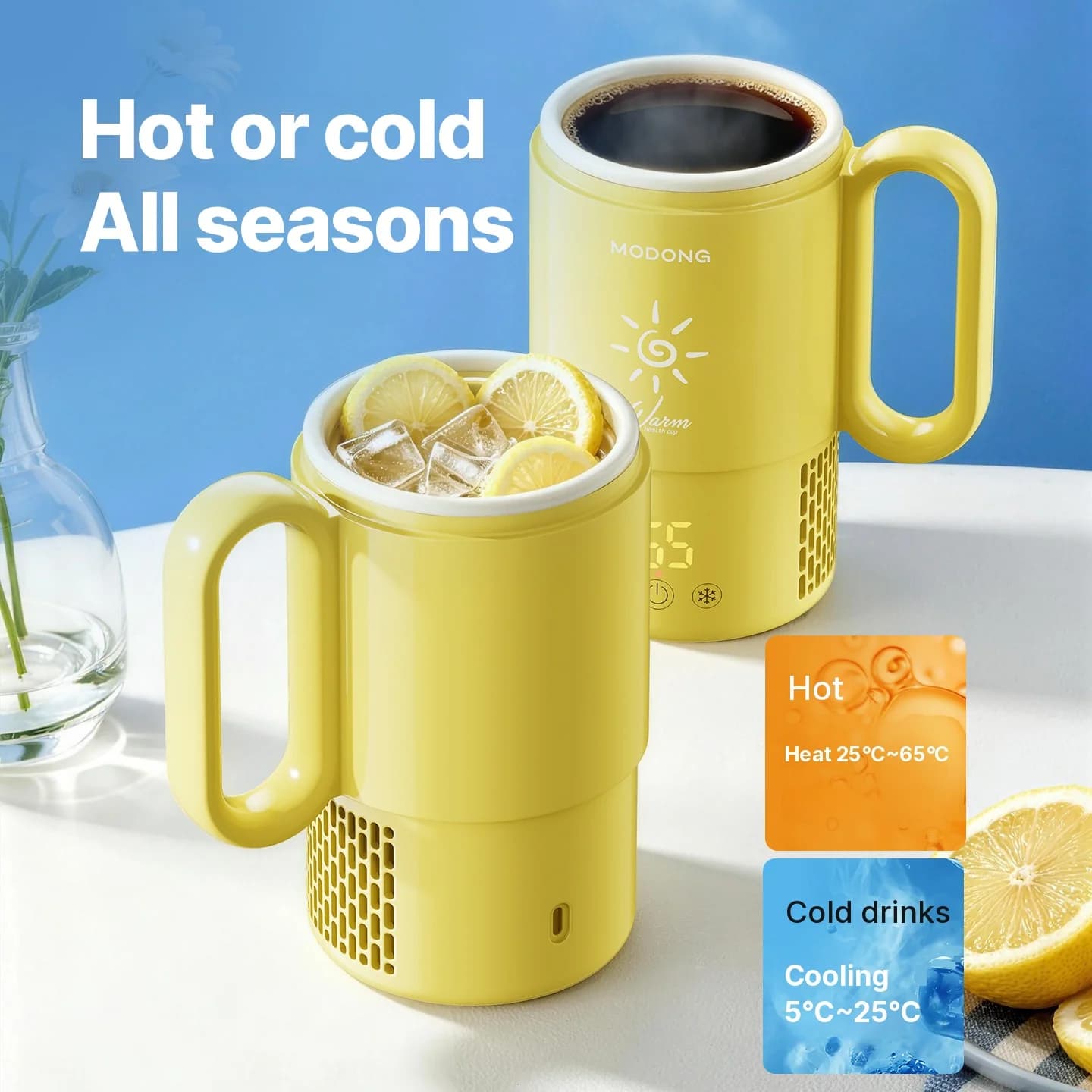 Mini Cooling And Heating Cup 450mL 36W Touch Control