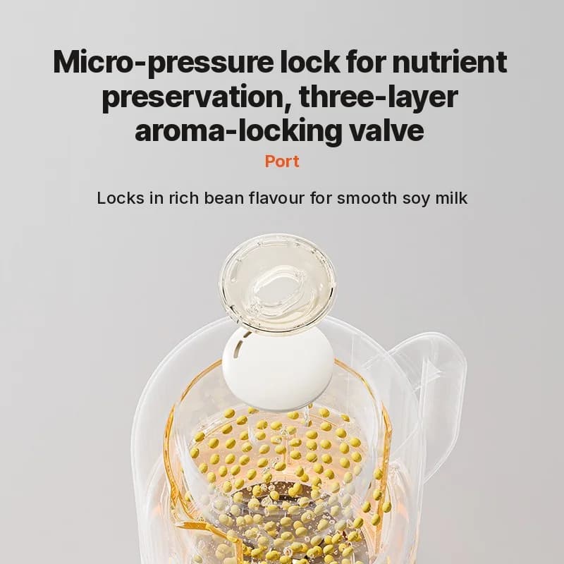 1.2L Multifunction Soy Milk Maker Blender With Self-Cleaning