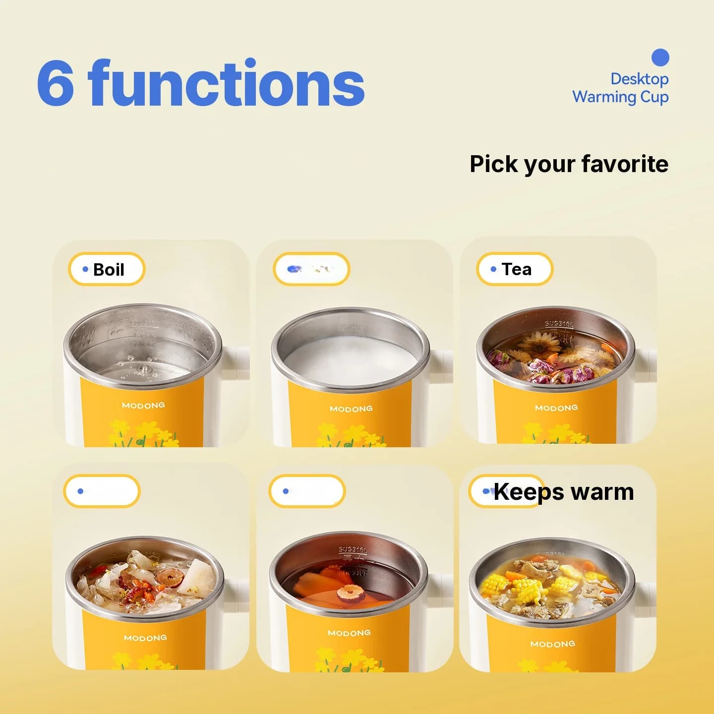 Portable Electric Stew Cup for Porridge, 300W, <1L