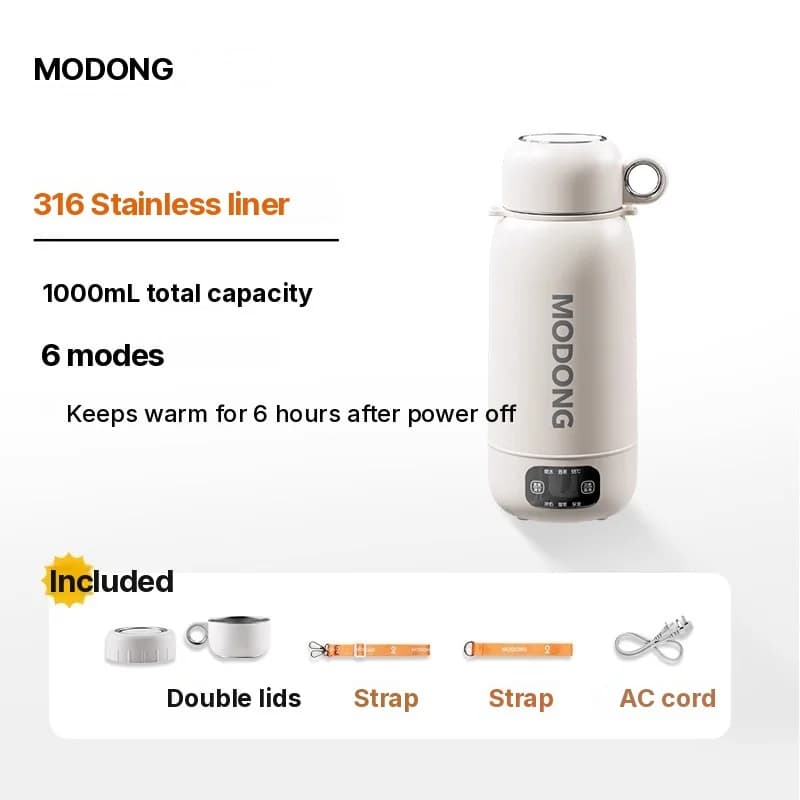 Portable Electric Heating Cup With Keep Warm Function