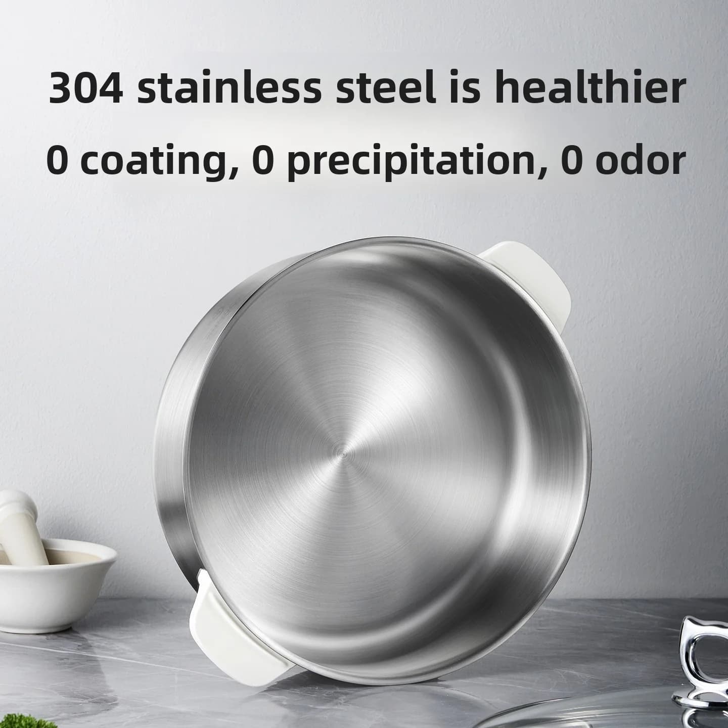 Split Electric Hot Pot with Stainless Steel Pot Liner 1500W