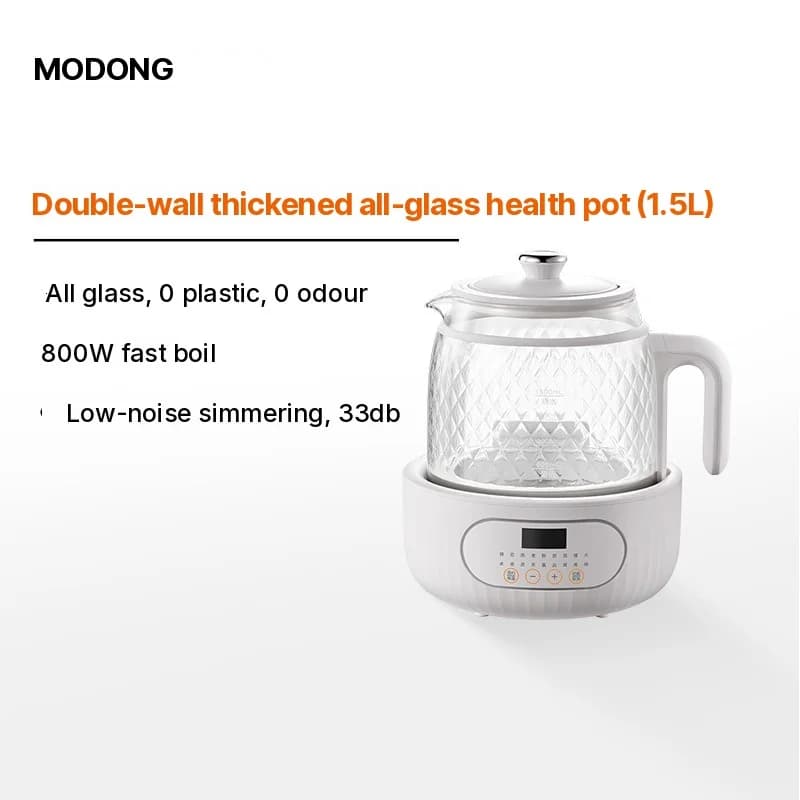 Electric Health Pot Glass Body Thermostatic Tea Maker