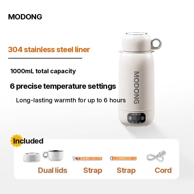 Portable Electric Heating Cup With Keep Warm Function