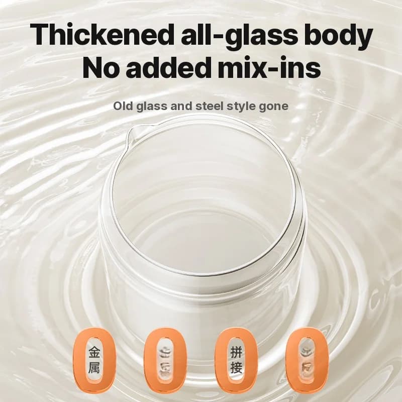 Glass Electric Health Pot with Dual-Layer Anti-Scald