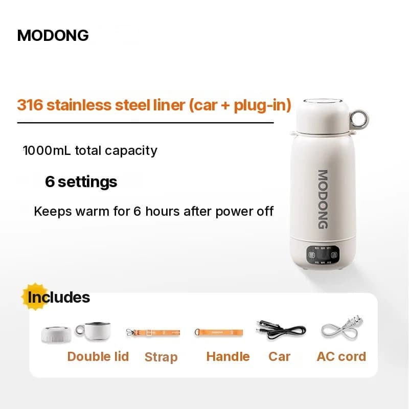 Portable Electric Heating Cup With Keep Warm Function