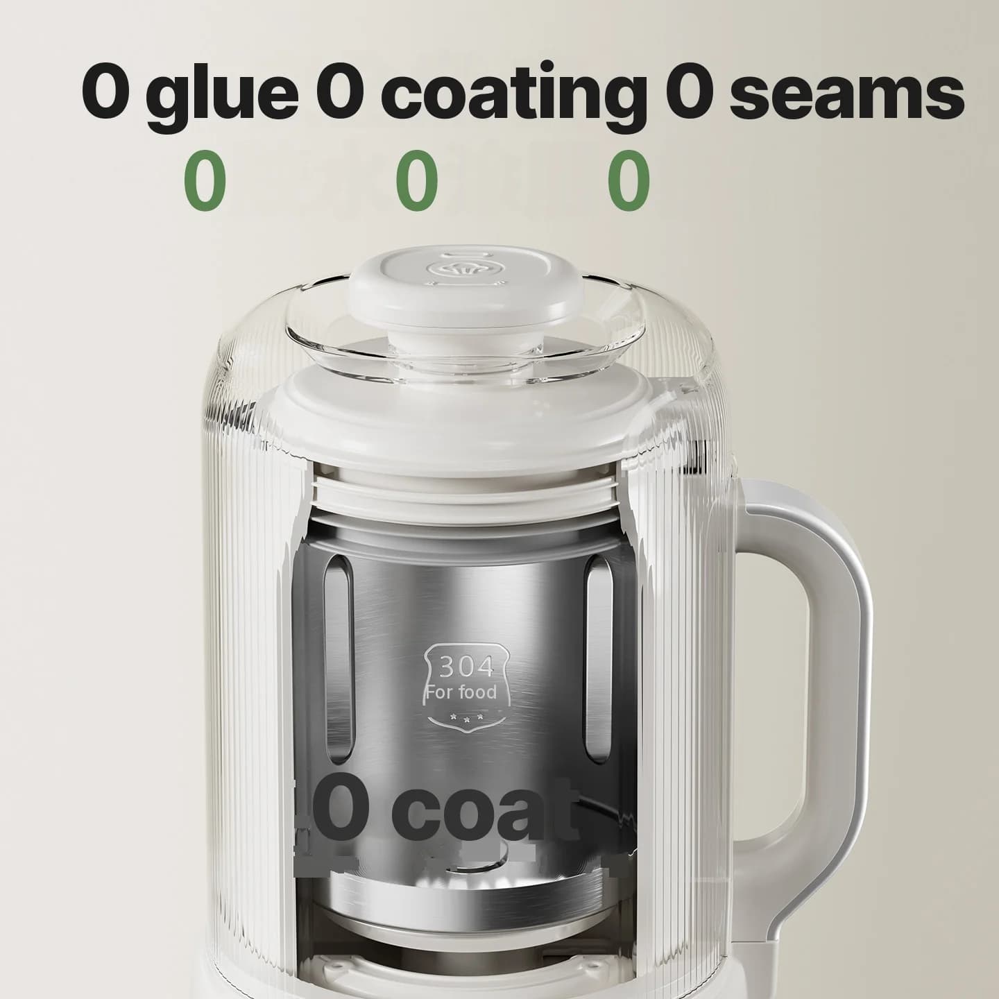 Heating Blender Soy Milk Maker With Self-Cleaning 800W