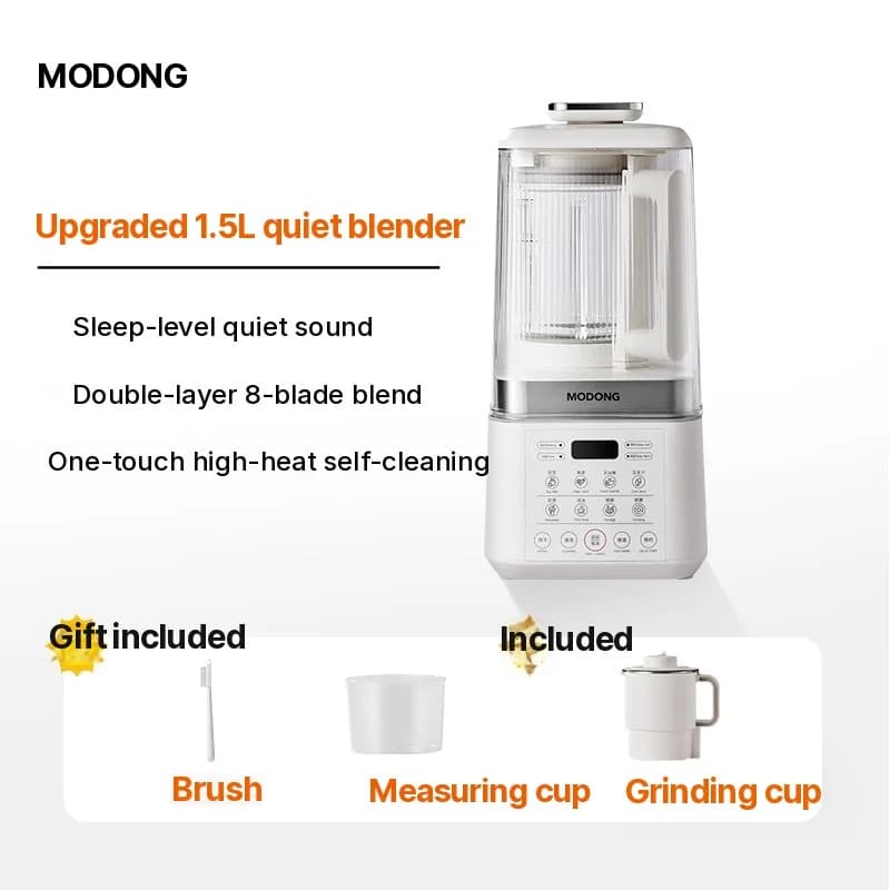 Heating Blender With Dual Cups And Auto Keep Warm