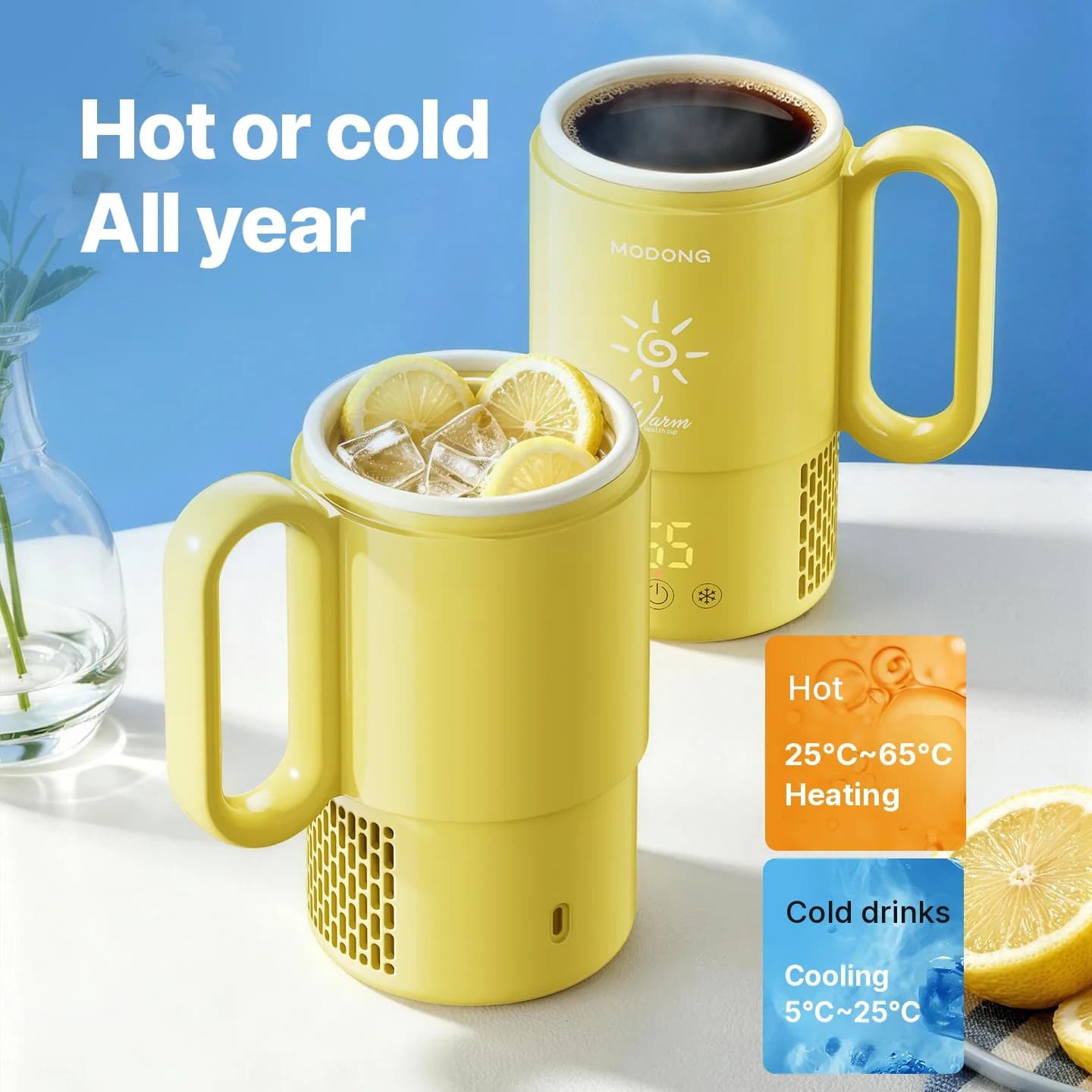 Mini Cooling And Heating Cup 450mL 36W Touch Control