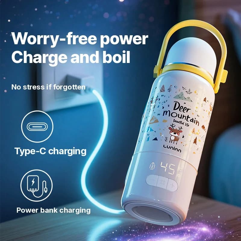 Portable Electric Water Heating Cup With Constant Temperature