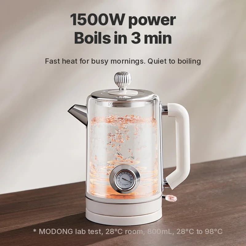 Electric Kettle With Auto Shut Off And Keep Warm 1.8L