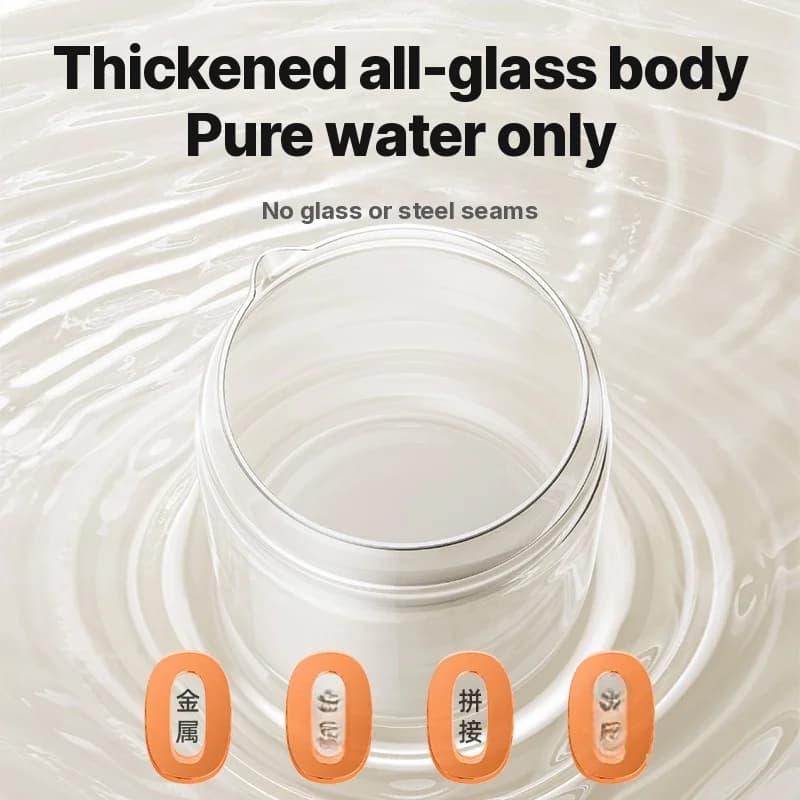 Electric Health Pot Glass Body Thermostatic Tea Maker