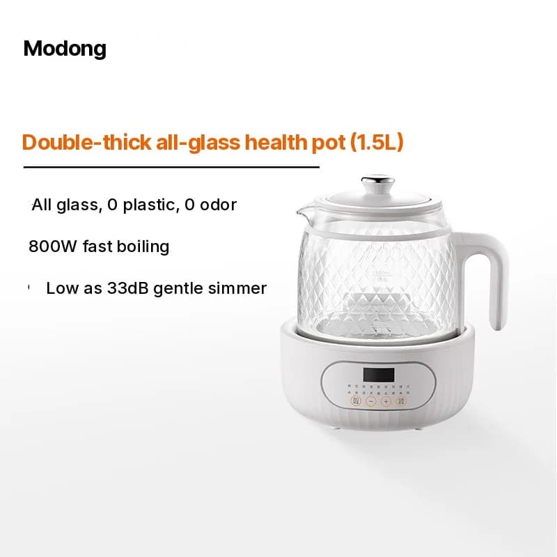 Electric Health Pot Glass Body Thermostatic Tea Maker