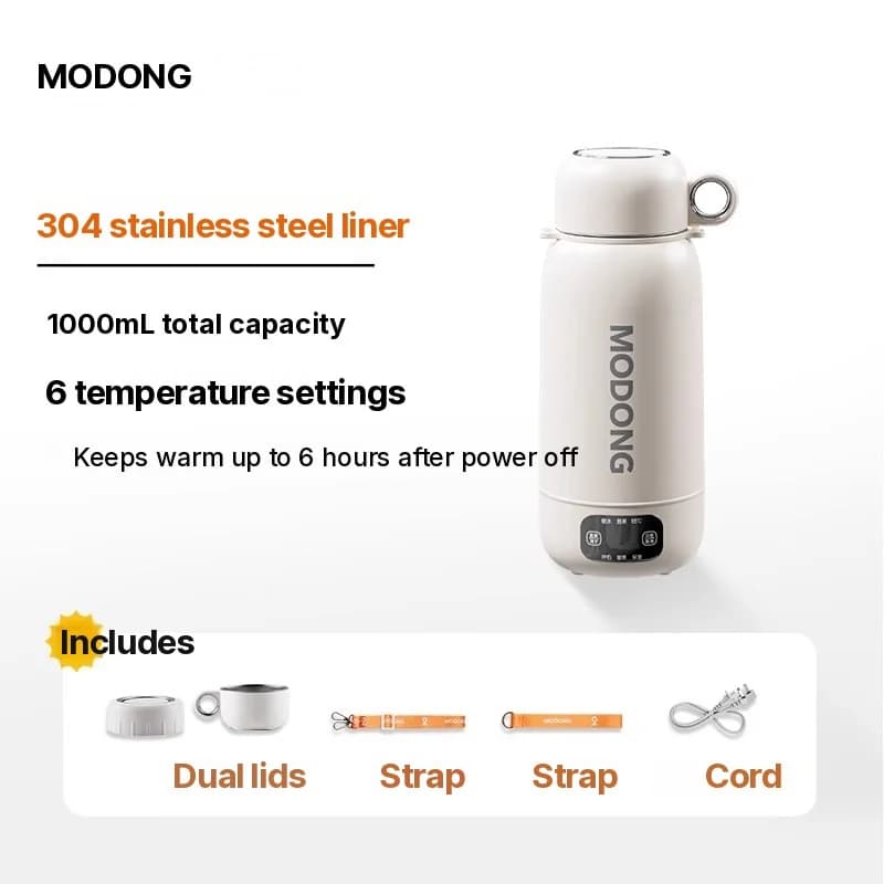 Portable Electric Heating Cup With Keep Warm Function