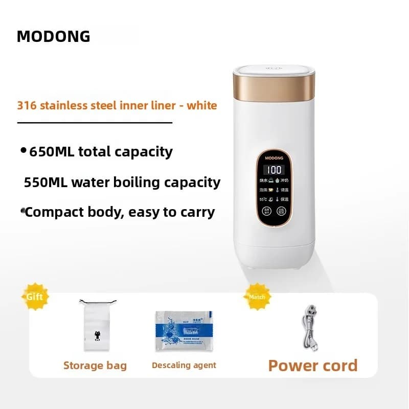 Portable Electric Heating Cup With Keep Warm Function