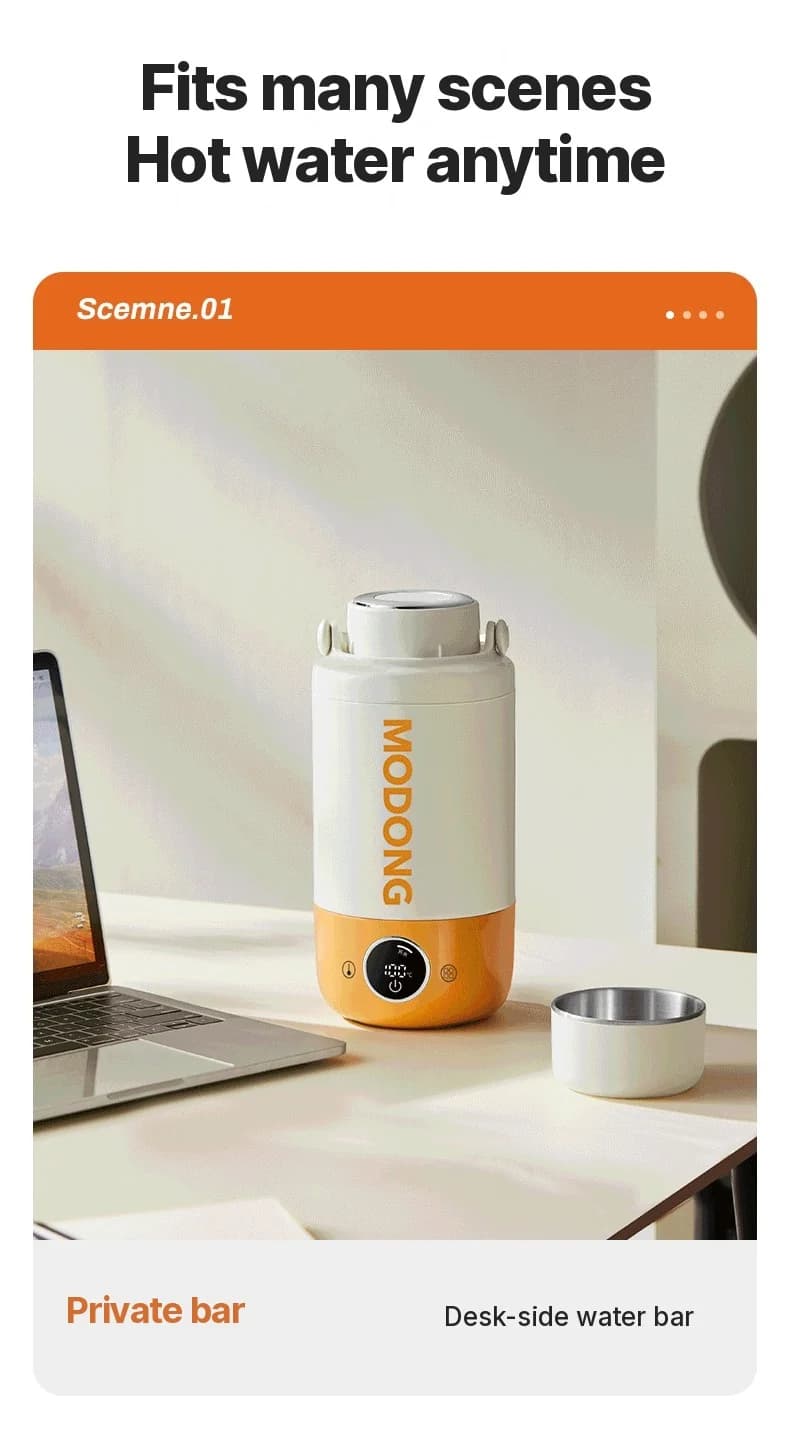 1L Portable Electric Kettle Cup With 316 Stainless Steel