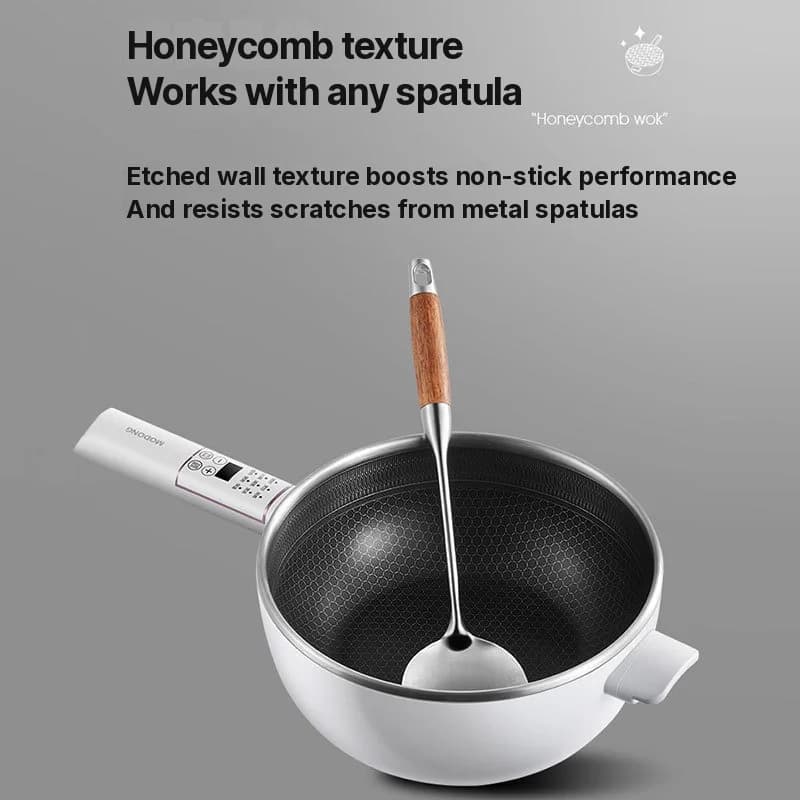 Stainless Steel Electric Cooking Pot 6L Touch Control 220V