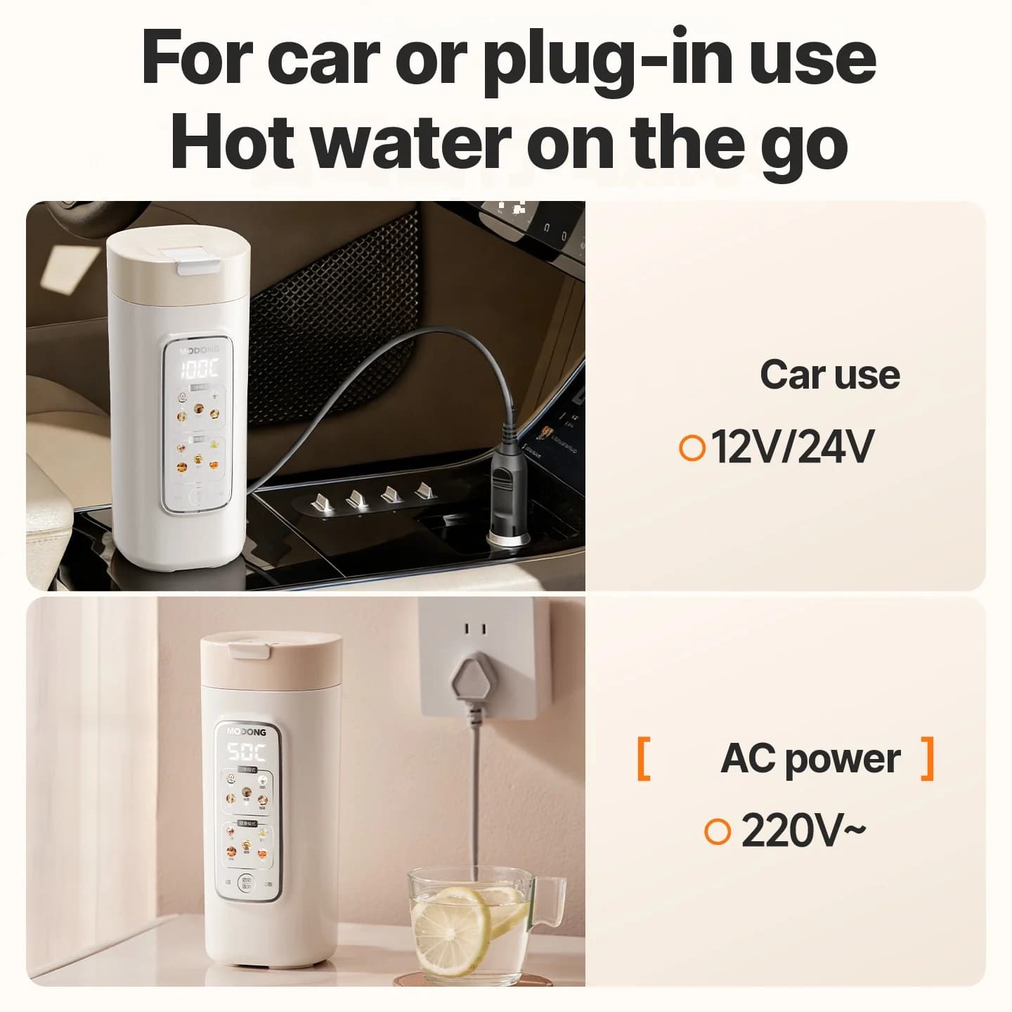 Portable Electric Water Heating Cup With Filter, 220V