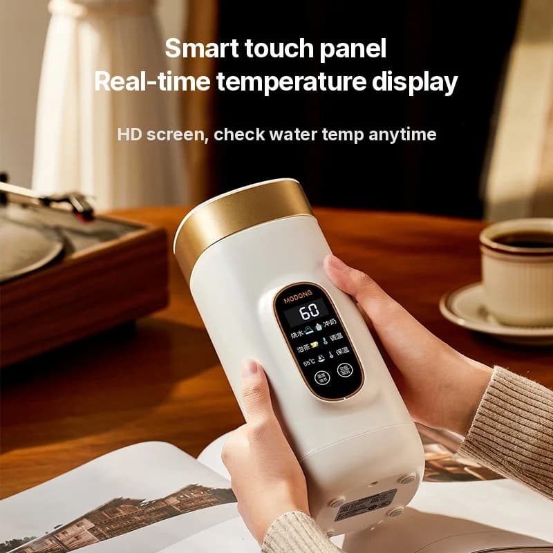 Portable Electric Heating Cup With Temperature Control