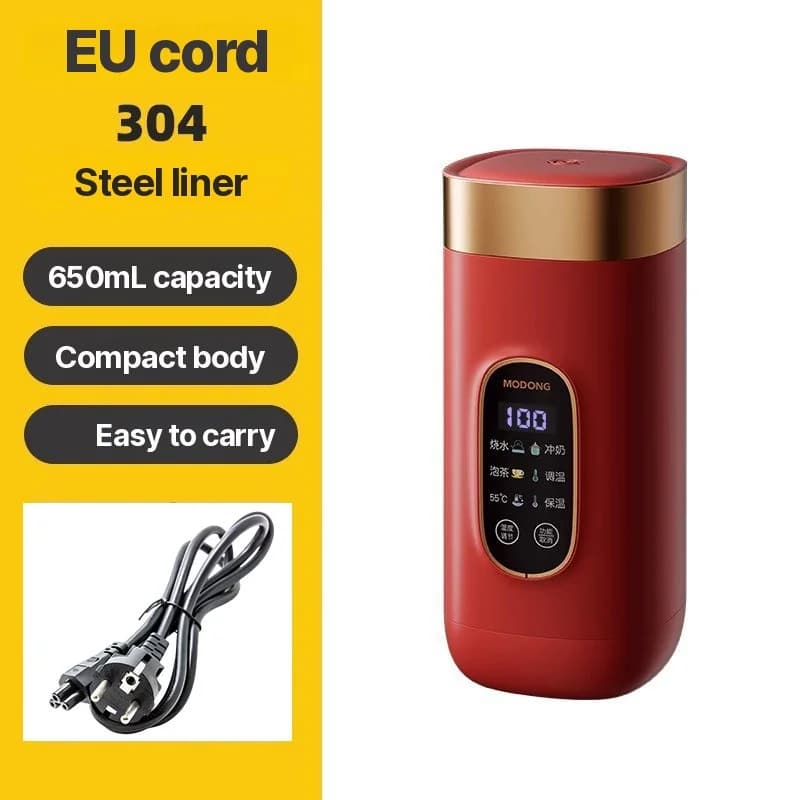 Portable Electric Heating Cup 650ml with 304 or 316 Liner