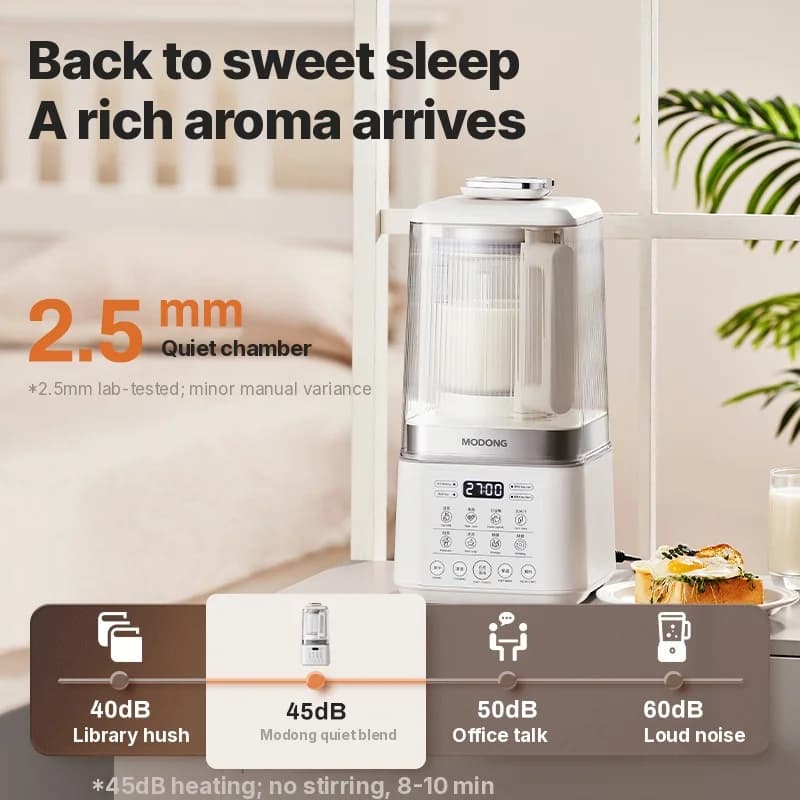 Heated Blender for Soup, Juice, Baby Food, Soy Milk