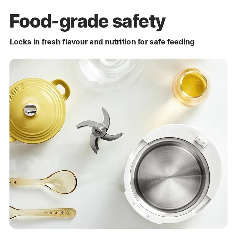 Baby Food Maker Heating Blender With Steaming And Grinding