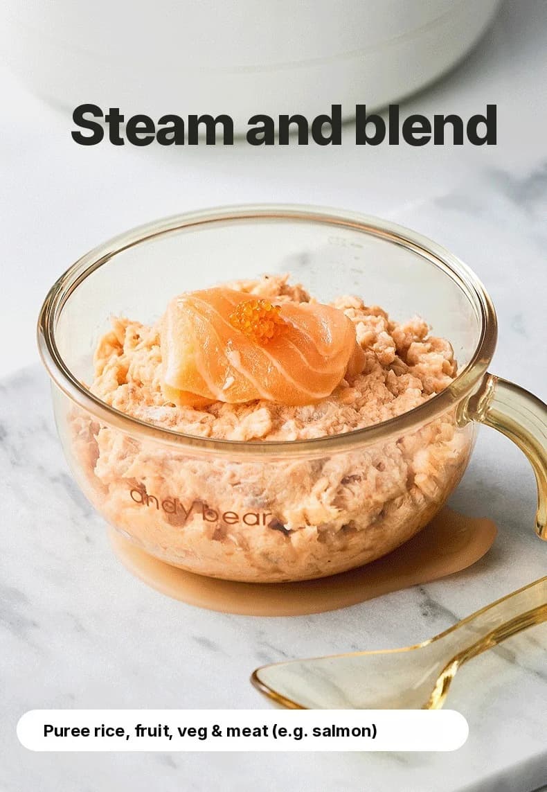 Baby Food Maker Heating Blender With Steaming And Grinding
