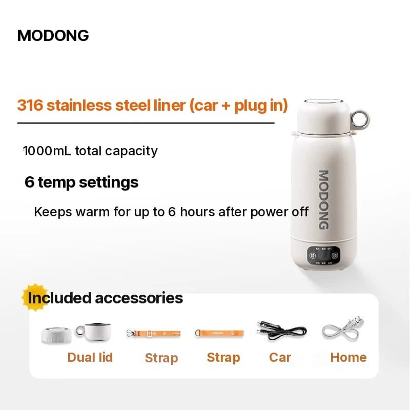 Portable Electric Heating Cup With Keep Warm Function