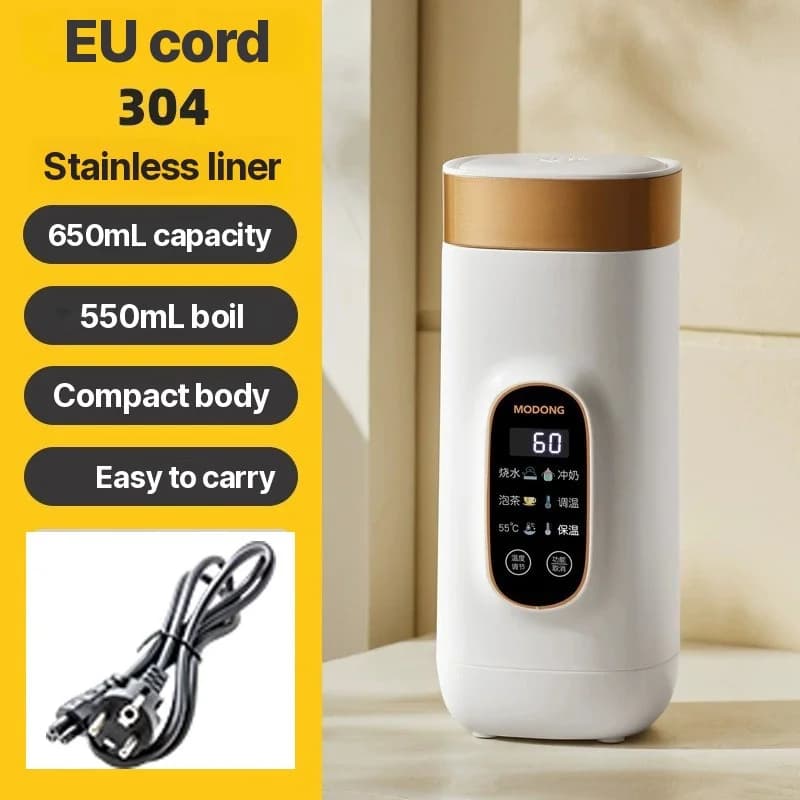 Portable Electric Heating Cup With Temperature Control