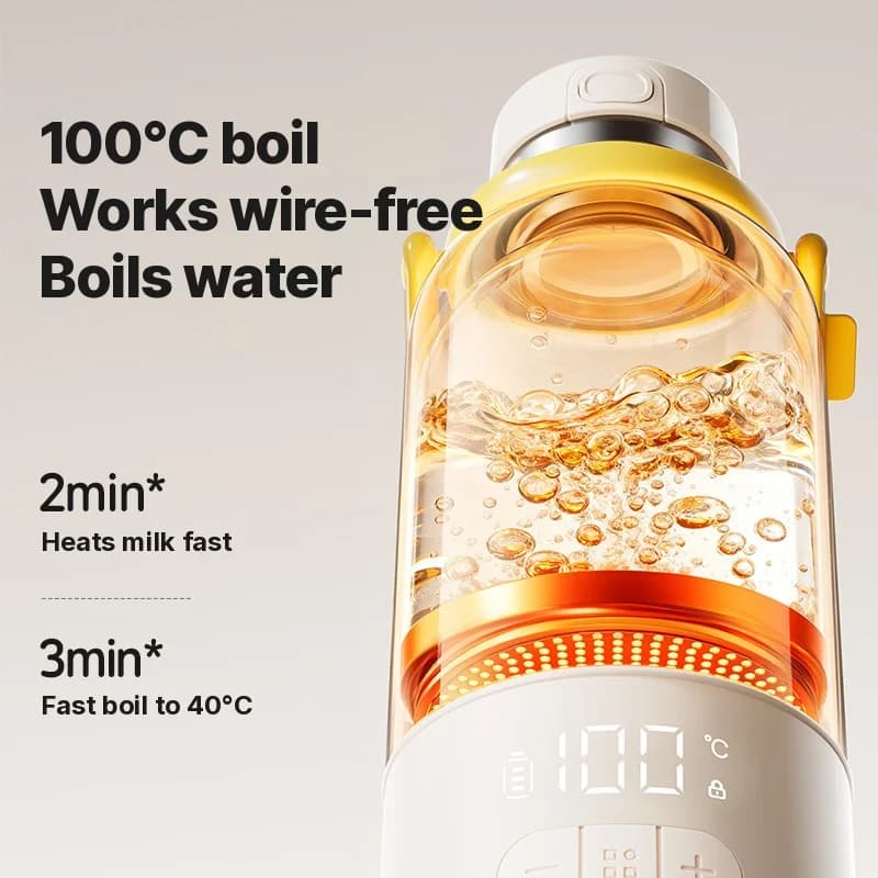 Portable Electric Water Heating Cup With Constant Temperature