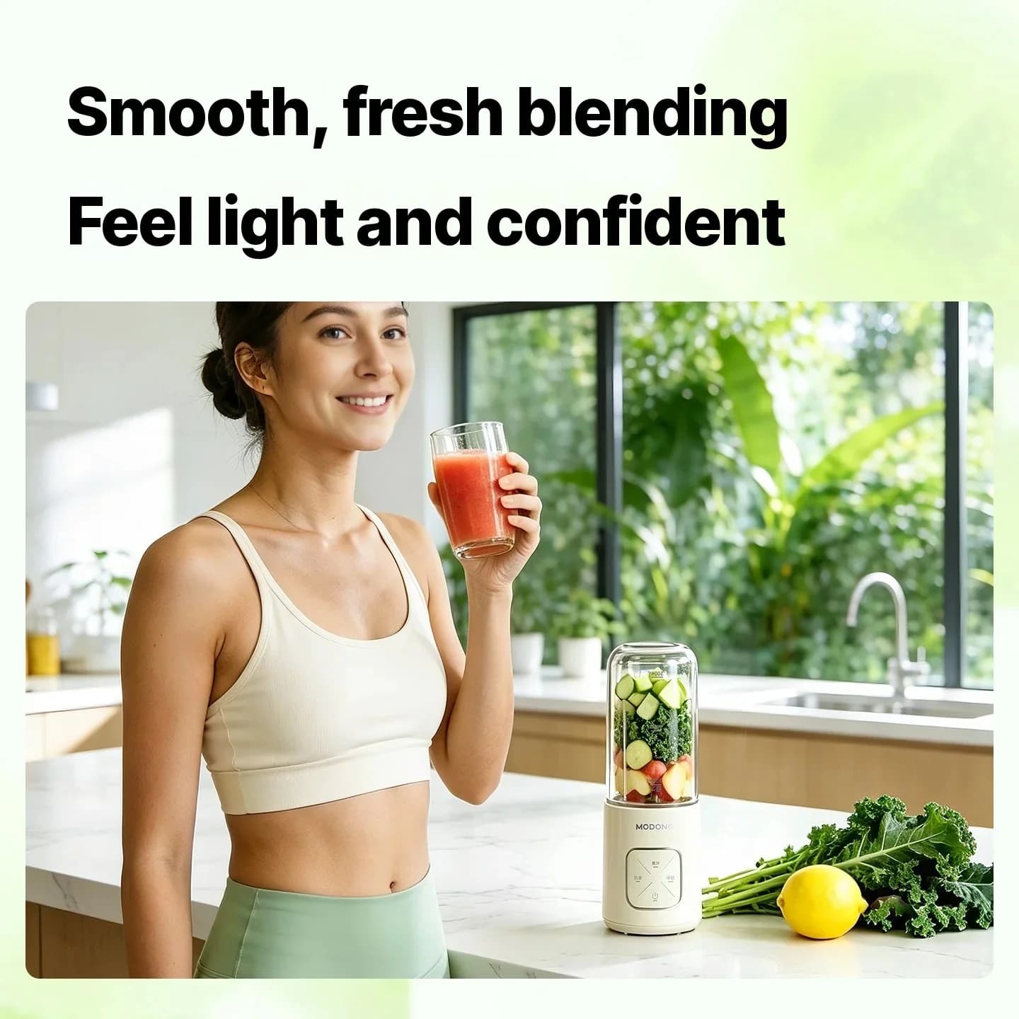Portable Wireless Blender Cup for Juice and Smoothies