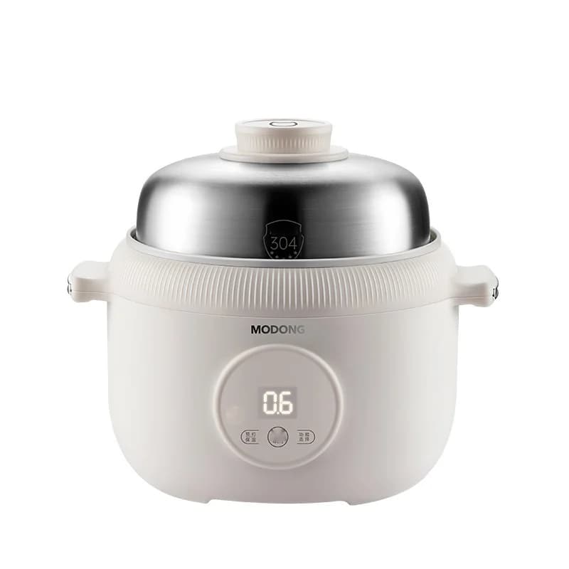 1.6L Mini Electric Rice Cooker with Ceramic Inner Pot
