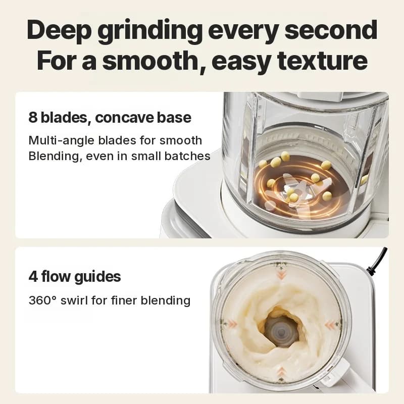 Heated Blender for Soup, Juice, Baby Food, Soy Milk