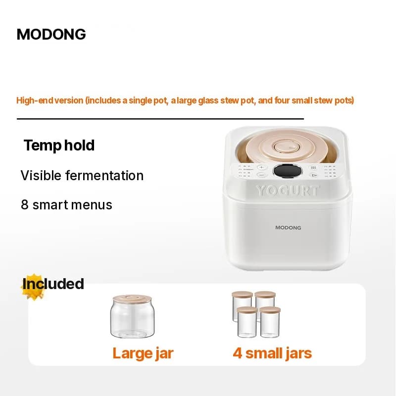 Automatic Yogurt Maker and Fermenter, 500-1000ml, 220V