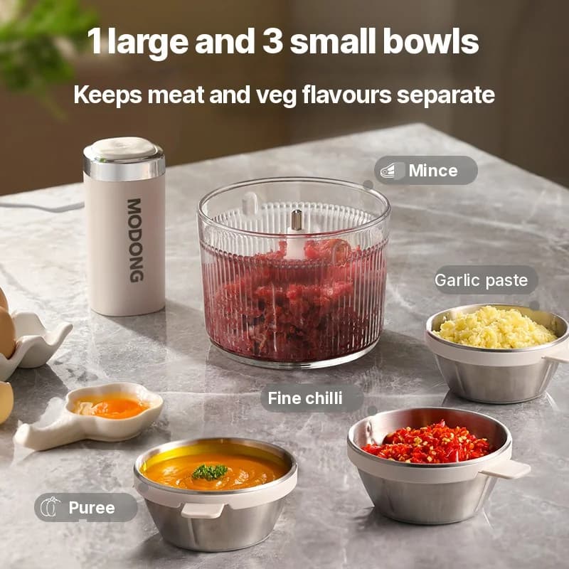 Electric Meat Grinder for Home Prep, 2-Speed Stainless Steel
