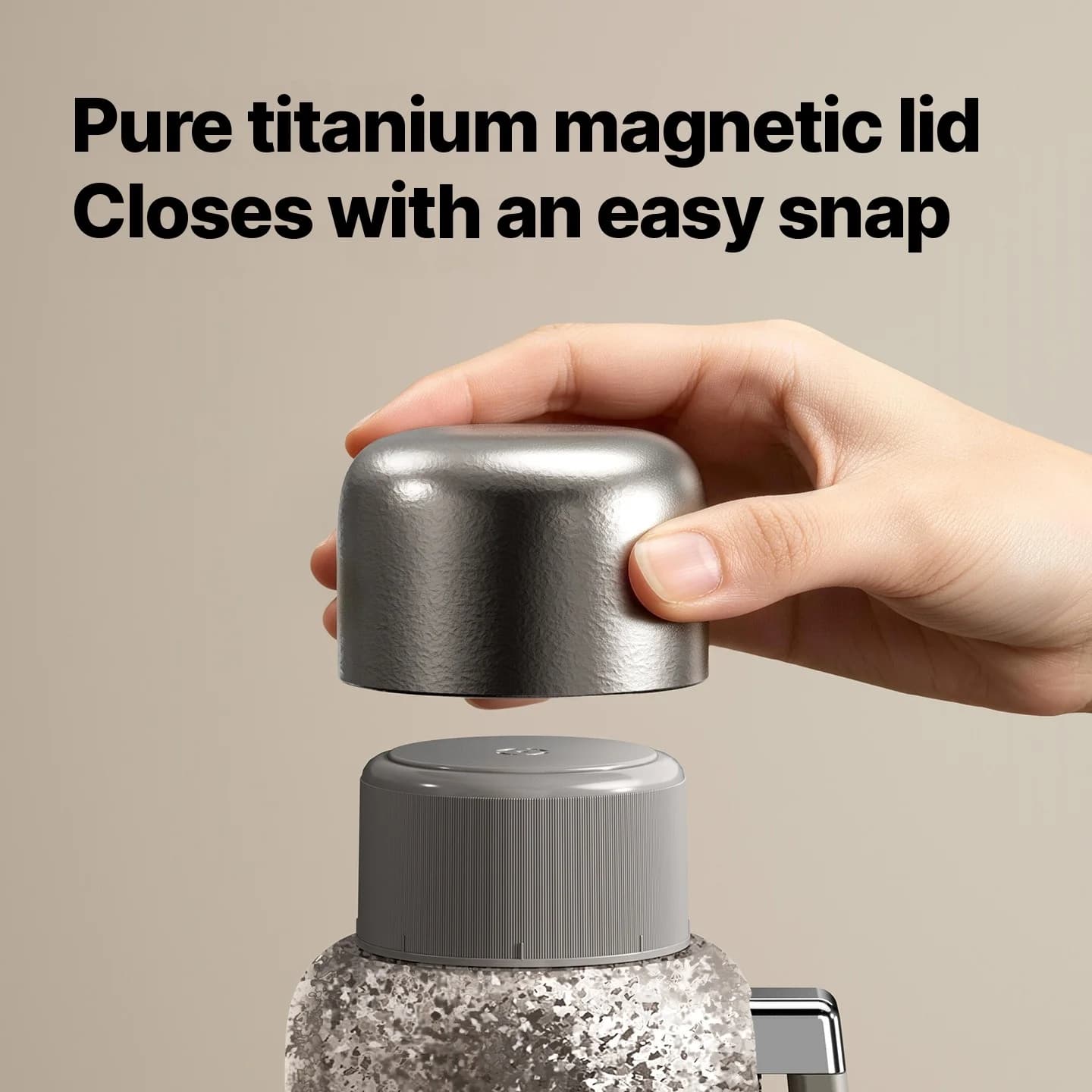 Pure Titanium Electric Heating Cup with Insulation 1200ml