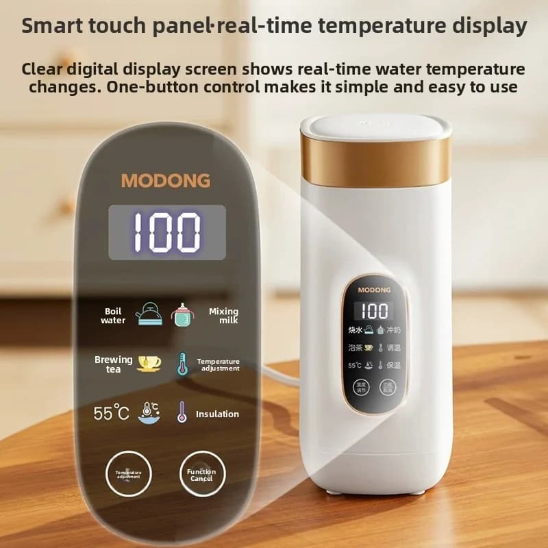 Portable Electric Heating Cup 650ml with 304 or 316 Liner