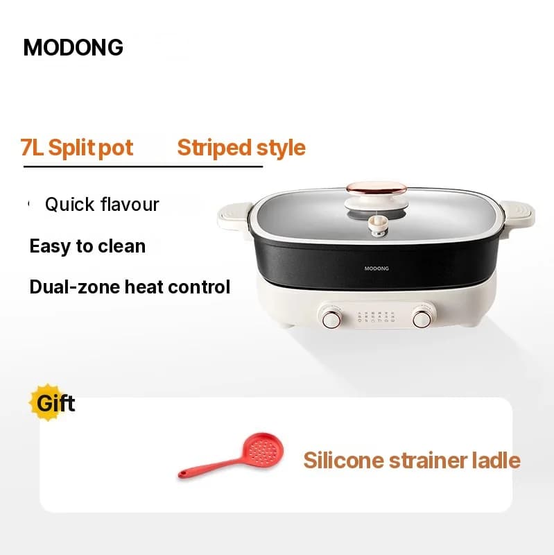 Electric Hot Pot 7L Divider Or Four-Grid, 220V, Split Pot