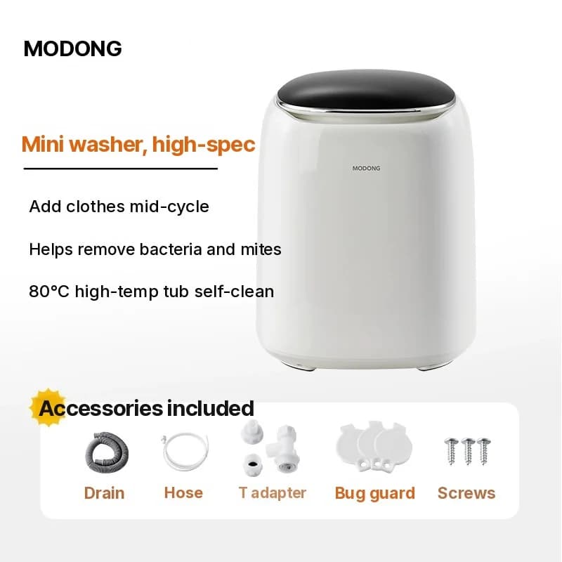 Mini Fully Automatic Washing Machine With Dryer