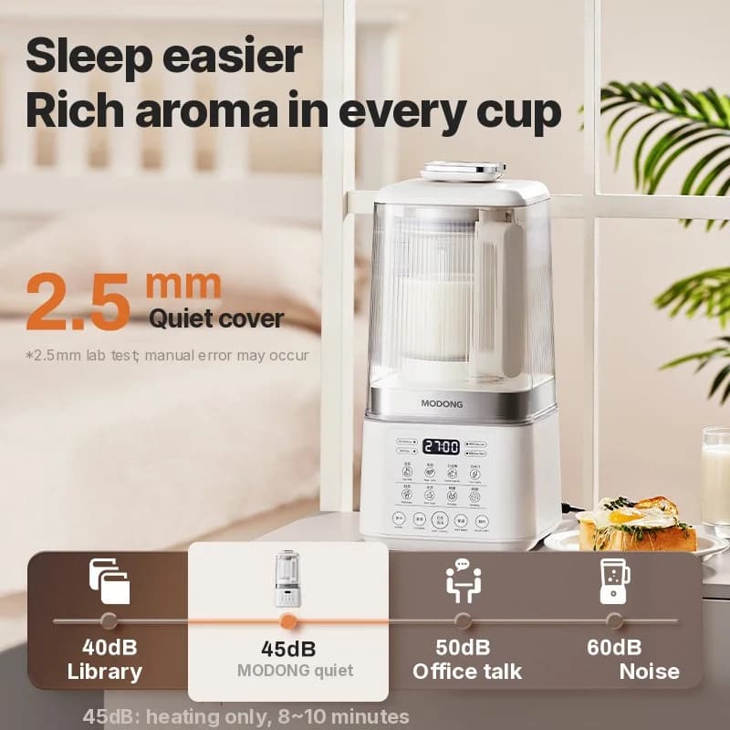 Heated Blender for Soup, Juice, Baby Food, Soy Milk