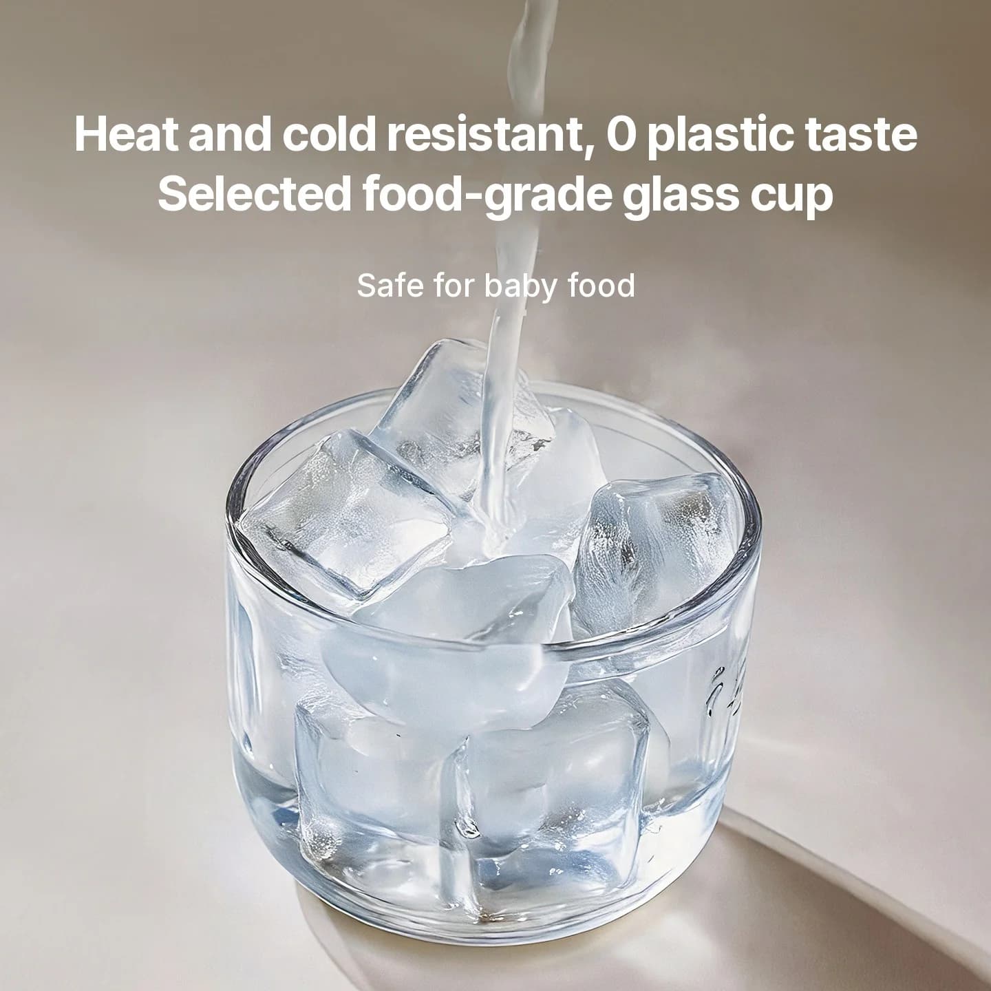Electric Baby Food Maker Glass Cup 300ml 45W