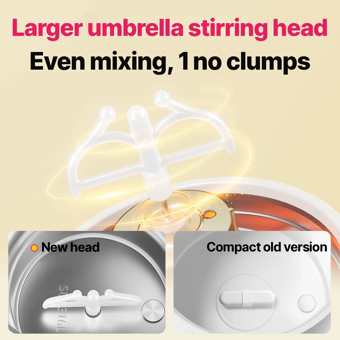 Electric Heating Cup With Stirring Function, 220V Portable