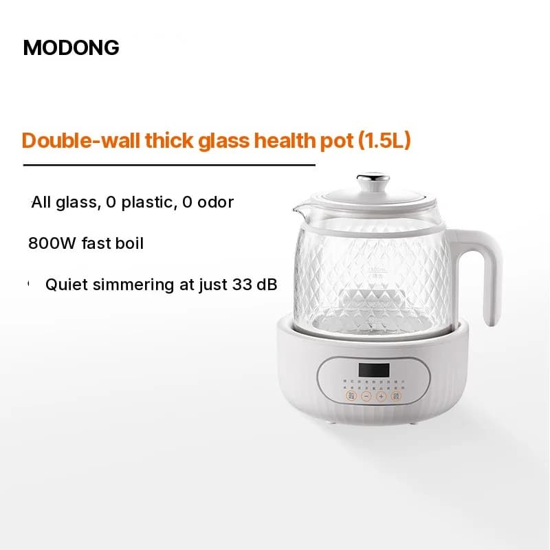 Electric Health Pot Glass Body Thermostatic Tea Maker