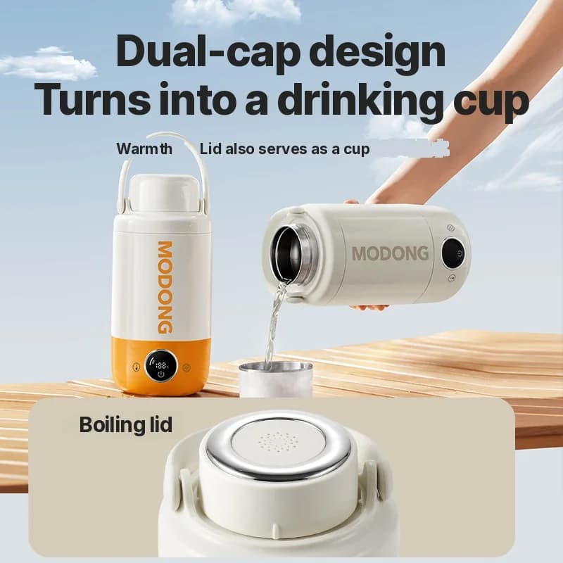 Portable Electric Water Heating Cup 1L 110V-240V