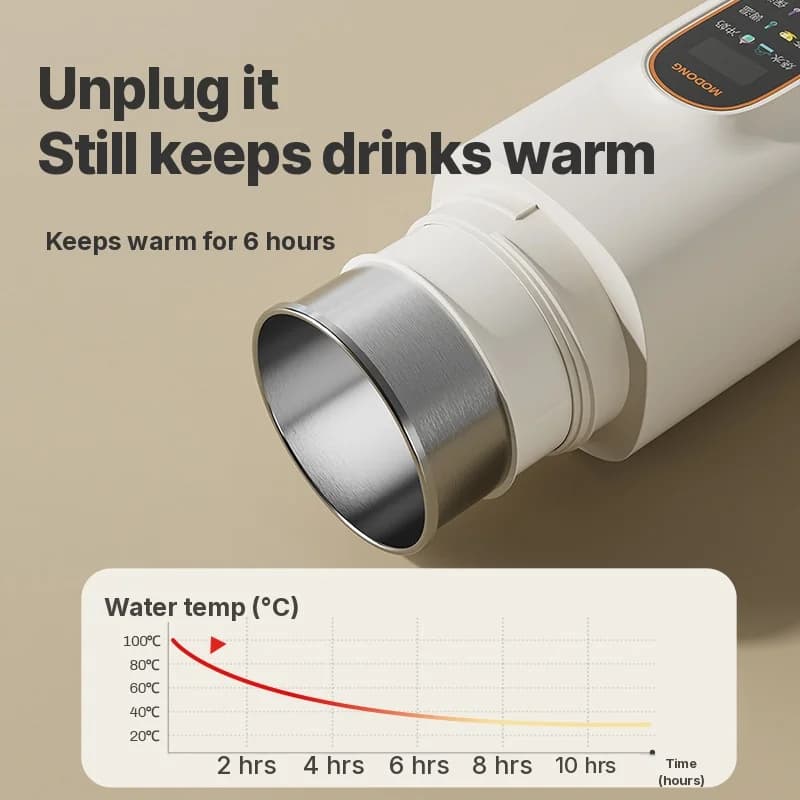 Portable Electric Heating Cup With Keep Warm Function